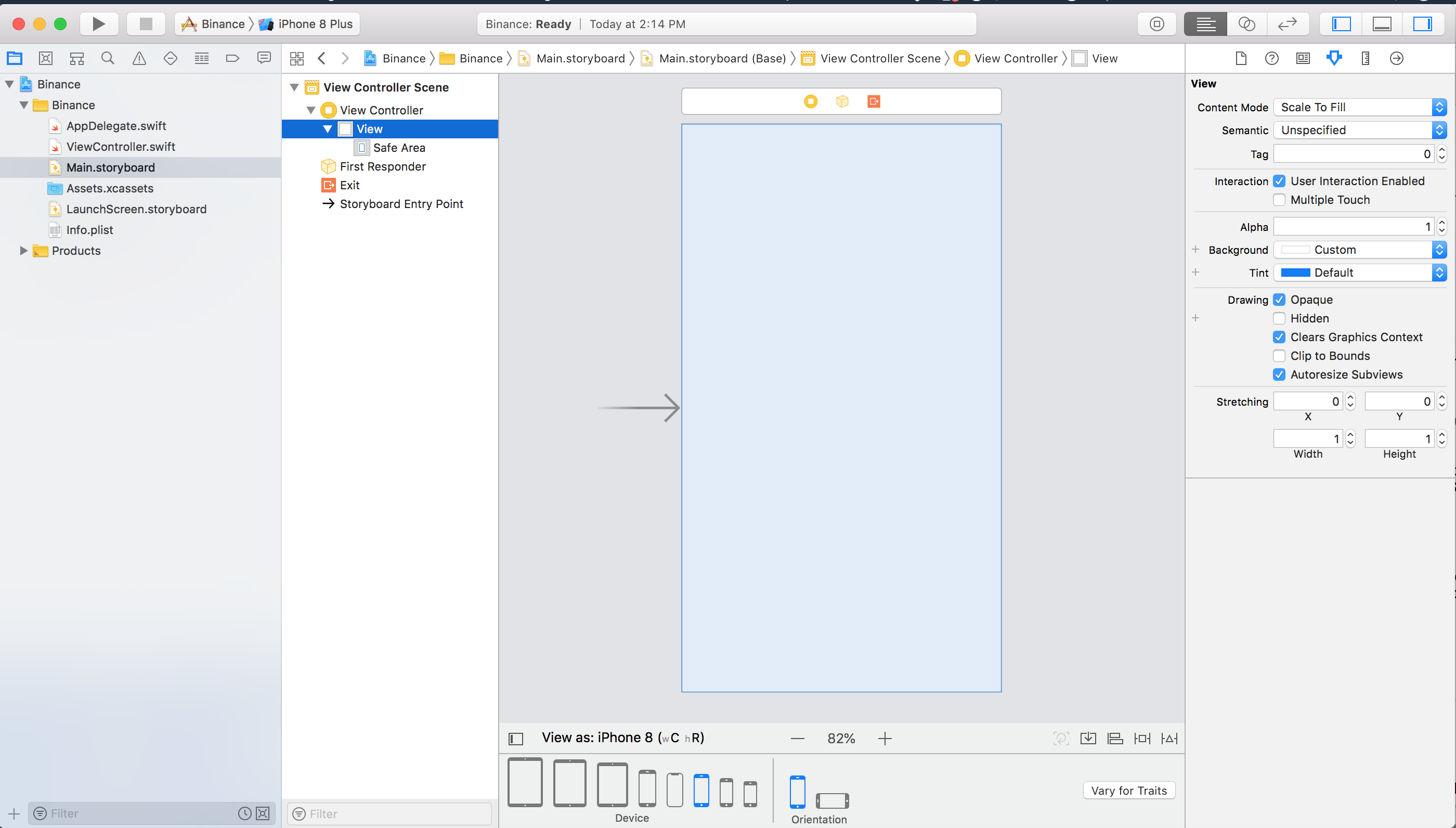 View controller scene (iOS for beginners)