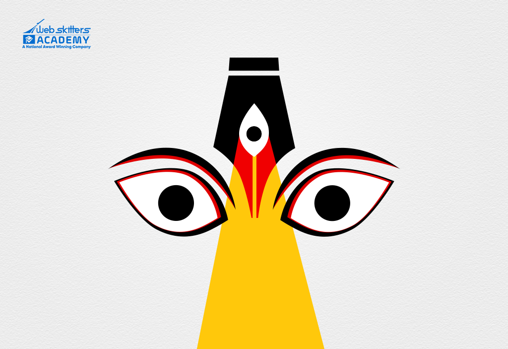 All the eyes together signify the three aspects of Universal Light .