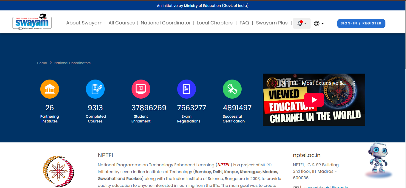 swayam - Webskitters Academy